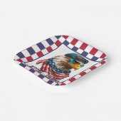 Moderne amerikanische Engle 1776/2026 Pappteller (Gewinkelt)
