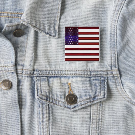 Moderne amerikanische Flagge Button (Beispiel)