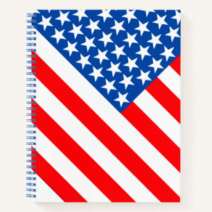 Moderne amerikanische Flagge Notizblock