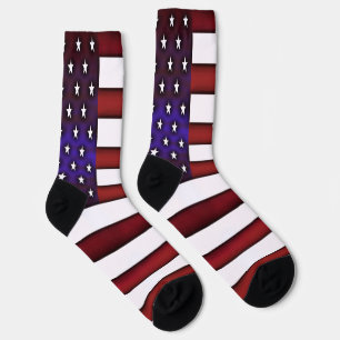 Moderne amerikanische Flagge Socken