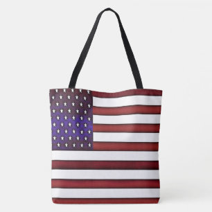 Moderne amerikanische Flagge Tasche