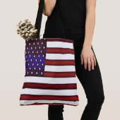 Moderne amerikanische Flagge Tasche (Von Nahem)
