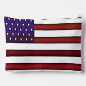 Moderne amerikanische Flagge Zubehörtasche (Rückseite)