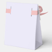 Moderne Amethyst-Wasserfarbe-Minimal-Brautparty Geschenkschachtel (Rückseite)