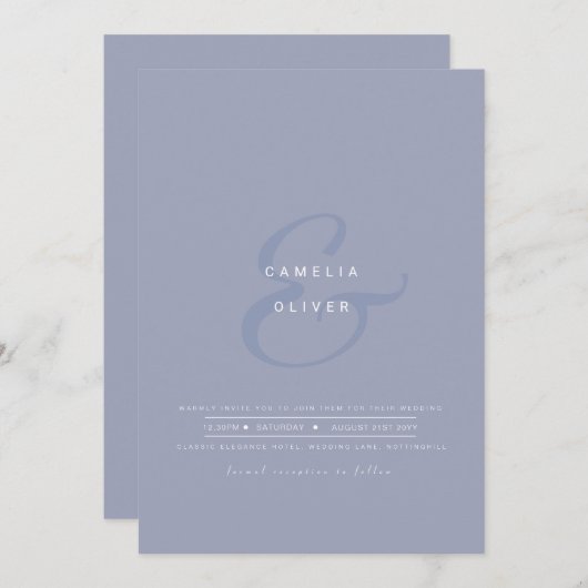 Moderne Ampere und Hochzeitsstipendium - QR-UAWG Einladung (Vorne/Hinten)