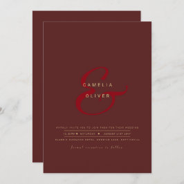 Moderne Ampere und Hochzeitsstipendium - QR-UAWG Einladung