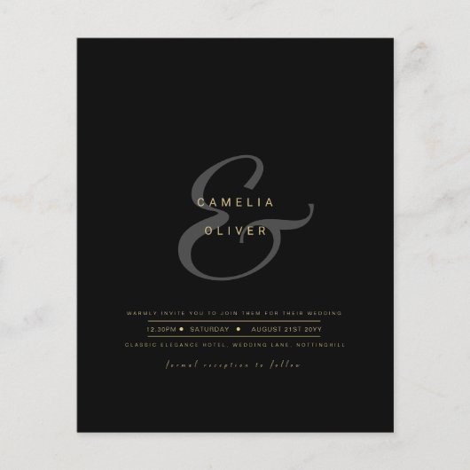 Moderne Ampere und Hochzeitsstipendium - QR-UAWG Flyer (Vorne)