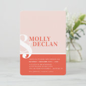 MODERNE AMPERSAND Typografie Einladung (Stehend Vorderseite)