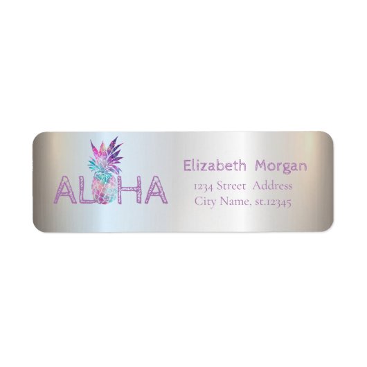 Moderne Ananas, Aloha ‚Silber (Vorne)