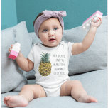 Moderne Ananas mit Aquarellfarbe & positives Zitat Baby Strampler<br><div class="desc">Moderne Ananas mit Aquarellfarbe & positives Zitat</div>