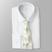 Moderne Ananas Monogram Neck Tie Krawatte (Gebunden)