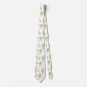 Moderne Ananas Monogram Neck Tie Krawatte (Vorderseite)