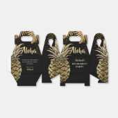 Moderne Ananas-Ruhestandszeit von Black Aloha Geschenkschachtel (Ungefaltet)