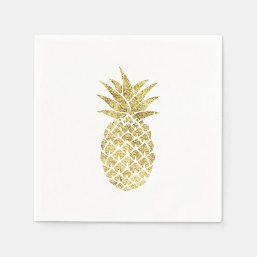 Moderne Ananas Serviette (Vorderseite)