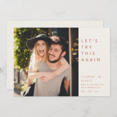 Moderne Änderung des Datums Save The Date (Vorne/Hinten)