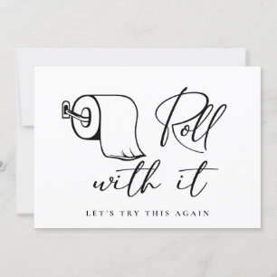 Moderne Änderung des Datums Zurückgestellt Stornie Einladung