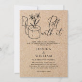 Moderne Änderung des Datums Zurückgestellt Stornie Einladung (Vorderseite)