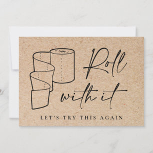 Moderne Änderung des Datums Zurückgestellt Stornie Einladung