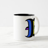 Moderne Anfangsphase I Zweifarbige Tasse (VorderseiteRechts)