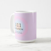 Moderne Angel Numerologie 111 Intuition Kaffeetasse (Vorderseite Links)