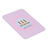 Moderne Angel Numerologie 111 Intuition Magnet (Rechte Seite)