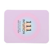 Moderne Angel Numerologie 111 Intuition Magnet (Horizontal)