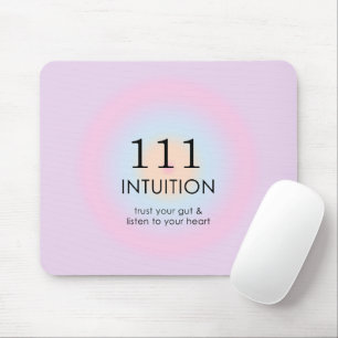 Moderne Angel Numerologie 111 Intuition Mousepad