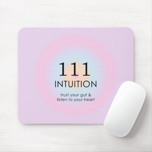 Moderne Angel Numerologie 111 Intuition Mousepad (Mit Mouse)