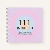 Moderne Angel Numerologie 111 Intuition Notizblock (Vorderseite)