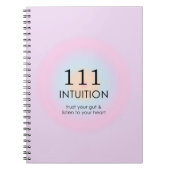 Moderne Angel Numerologie 111 Intuition Notizblock (Vorderseite)