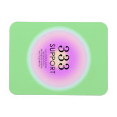 Moderne Angel Numerologie 333 Bedeutung Magnet (Horizontal)