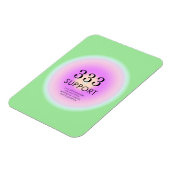 Moderne Angel Numerologie 333 Bedeutung Magnet (Linke Seite)