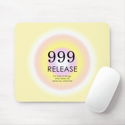 Moderne Angel Numerologie bedeutet 999 Mousepad (Mit Mouse)