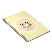 Moderne Angel Numerologie bedeutet 999 Notizblock (Rechte Seite)