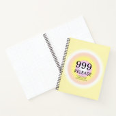 Moderne Angel Numerologie bedeutet 999 Notizblock (Innenseite)