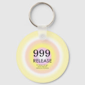 Moderne Angel Numerologie bedeutet 999 Schlüsselanhänger (Rückseite)