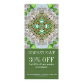 moderne angesagte Diamantmode-Glitzern Werbekarte (Vorne)