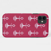 Moderne Anker Muster Case-Mate iPhone Hülle (Rückseite (Horizontal))
