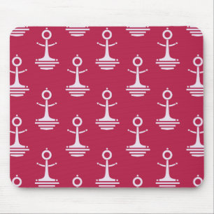 Moderne Anker Muster Mousepad
