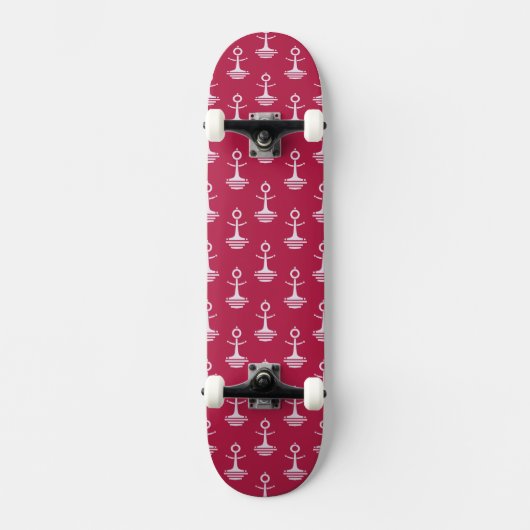 Moderne Anker Muster Skateboard (Vorderseite)