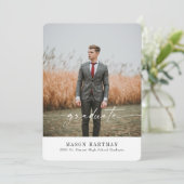 Moderne Ankündigung 2021 Abschluss (Stehend Vorderseite)