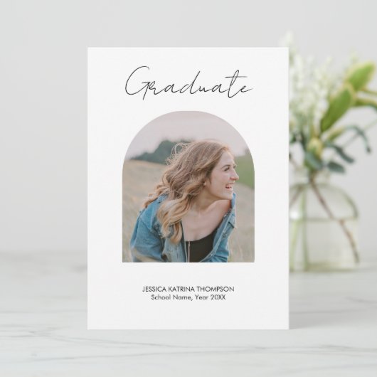 Moderne Ankündigung 2 Foto Arch Abschluss (Stehend Vorderseite)