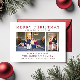 Moderne Ankündigung 2 Fotos Urlaubsstimmung Postkarte