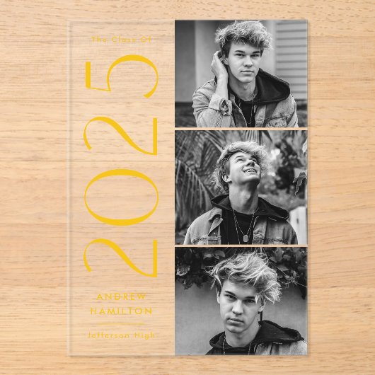 Moderne Ankündigung 3 Foto Akryllische Abschluss (Vorderseite)