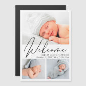 Moderne Ankündigung 3 Foto Magnetic Birth (Vorne/Hinten)