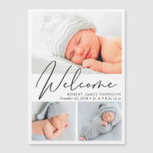 Moderne Ankündigung 3 Foto Magnetic Birth (Vorderseite)