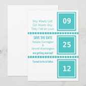 Moderne Ankündigung Datum freihalten (Vorne/Hinten)