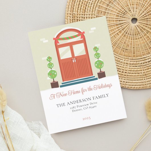 Moderne Ankündigung der Neuen Zuhause Holiday Movi