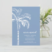 Moderne Ankündigung der Palmenbaumbewegung (Stehend Vorderseite)