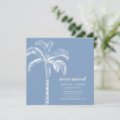 Moderne Ankündigung der Palmenbaumbewegung (Stehend Vorderseite)